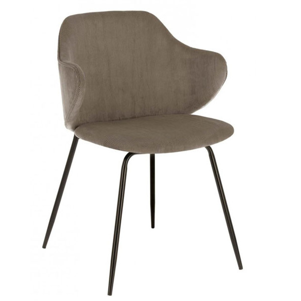 Стілець La Forma Suanne Сірий вельвет-0