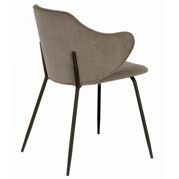 Стілець La Forma Suanne Сірий вельвет-2