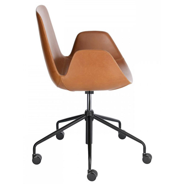 Стілець на коліщатках La Forma YASMIN Коричневий-1
