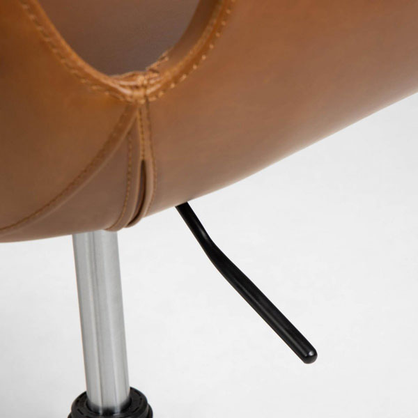 Стілець на коліщатках La Forma YASMIN Коричневий-4