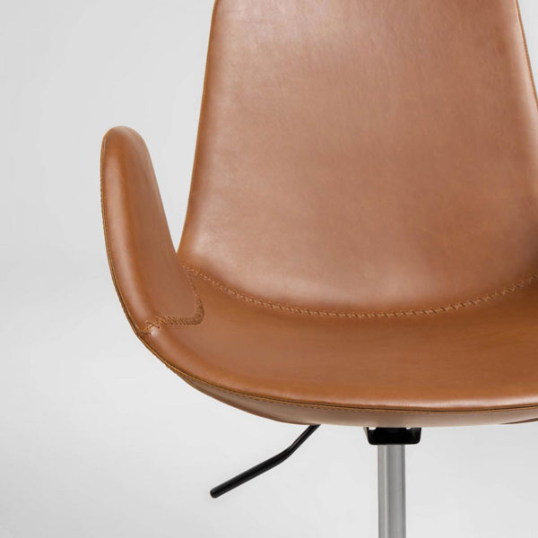Стілець на коліщатках La Forma YASMIN Коричневий-5
