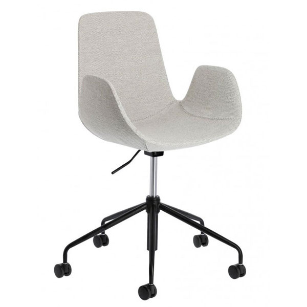 Стул на колесиках La Forma YASMIN Светло-серый-0