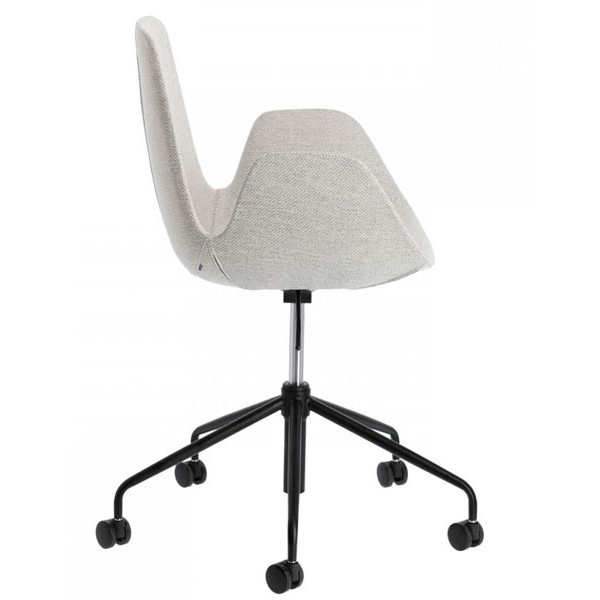 Стул на колесиках La Forma YASMIN Светло-серый-1