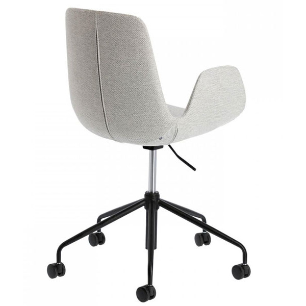 Стул на колесиках La Forma YASMIN Светло-серый-2