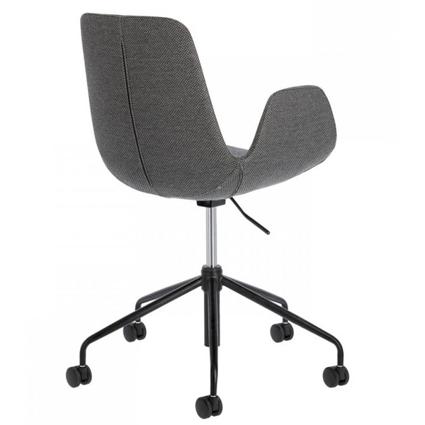 Стілець на коліщатках La Forma YASMIN Темно-сірий-2