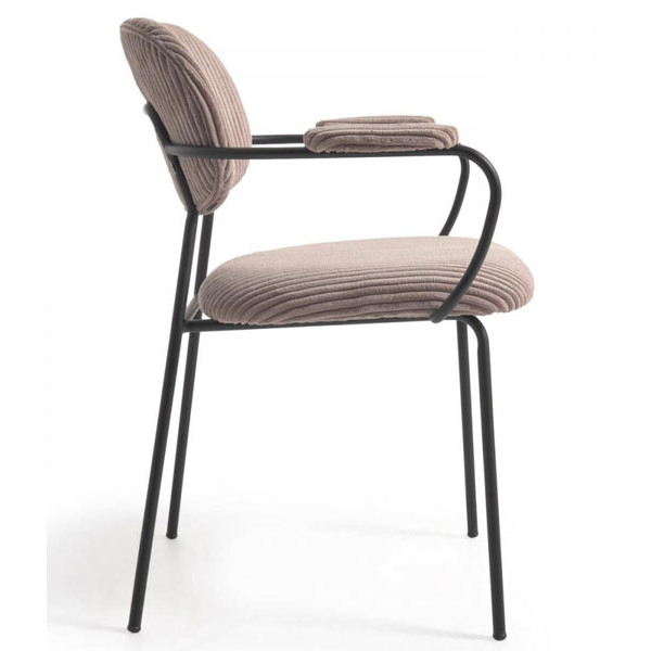 Стілець La Forma Auxtina Рожевий CC3002LN24-2