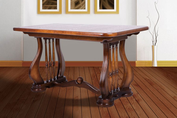 Розкладний обідній стіл Мікс-меблі Арфа Горіх-0