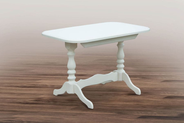 Раскладной обеденный cтол Микс-мебель Аврора Белый-0