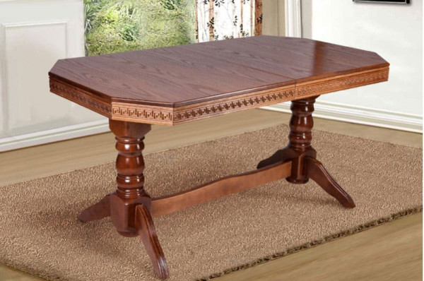 Розкладний обідній стіл Мікс-меблі Буковель Горіх-0