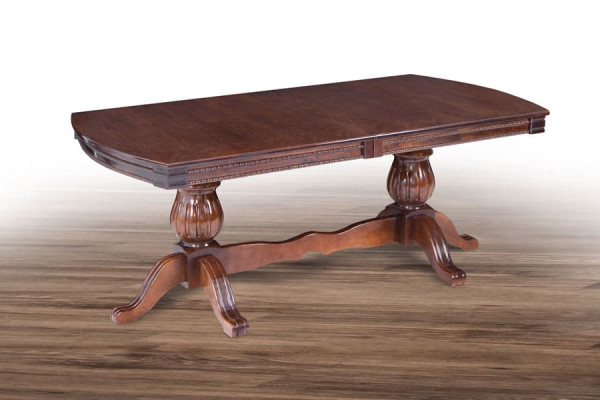 Раскладной обеденный cтол Микс-мебель Цезарь Орех-2