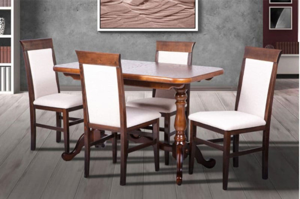 Раскладной обеденный cтол Микс-мебель Дуэт Орех-4