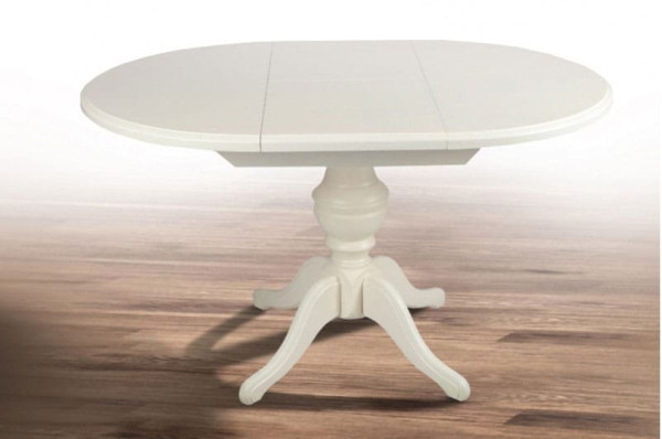 Раскладной обеденный cтол Микс-мебель Гермес Белый-1