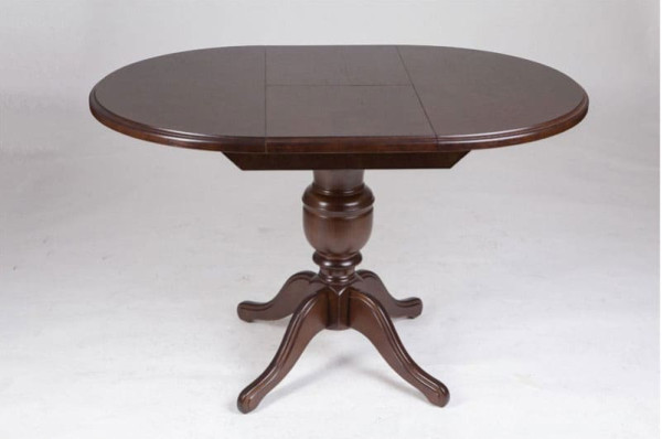 Раскладной обеденный cтол Микс-мебель Гермес Темный орех-1