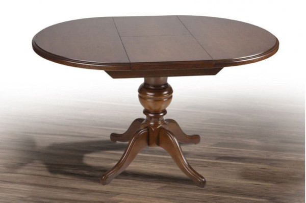 Раскладной обеденный cтол Микс-мебель Гермес Темный орех-0