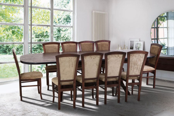 Раскладной обеденный cтол Микс-мебель Гетьман Орех-3