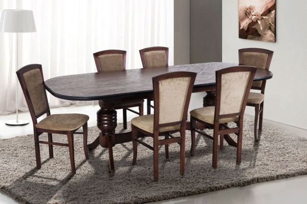 Раскладной обеденный cтол Микс-мебель Гетьман Орех-4