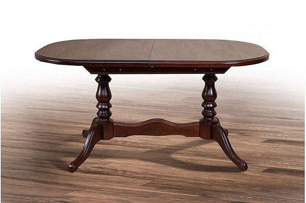 Розкладний обідній стіл Мікс-меблі Вавилон Темний горіх-0