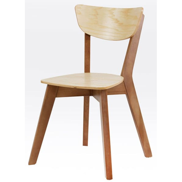 Стілець Мікс-меблі Рондо Горіх/Натуральний-0