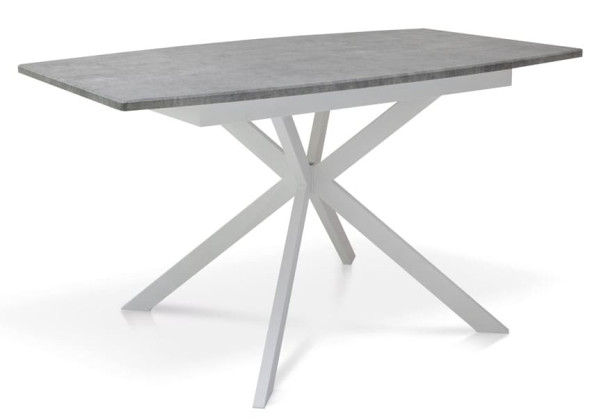 Розкладний обідній стіл Мікс-меблі Річард Білий/Сірий-0