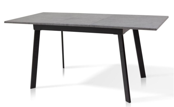 Розкладний обідній стіл Мікс-меблі Етна Чорний/Темно-сірий-1