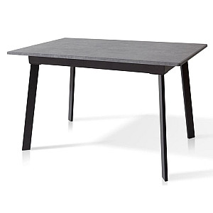 Розкладний обідній стіл Мікс-меблі Етна Чорний/Темно-сірий