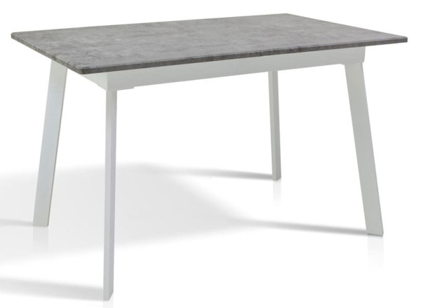 Розкладний обідній стіл Мікс-меблі Етна Білий/Сірий-0