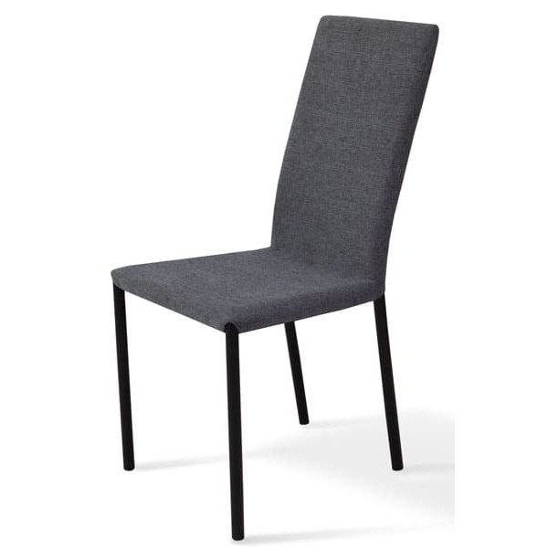 Стілець Мікс-меблі Соло Чорний/Сірий-0