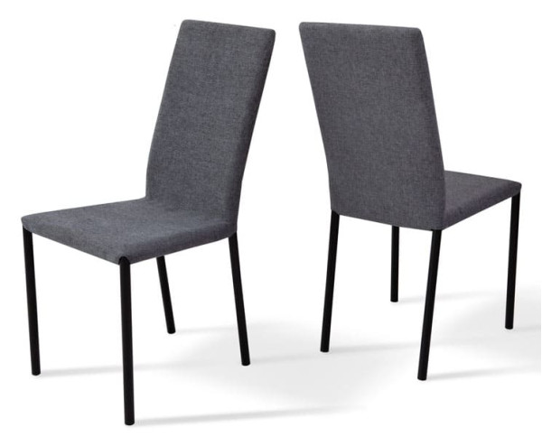 Стілець Мікс-меблі Соло Чорний/Сірий-1