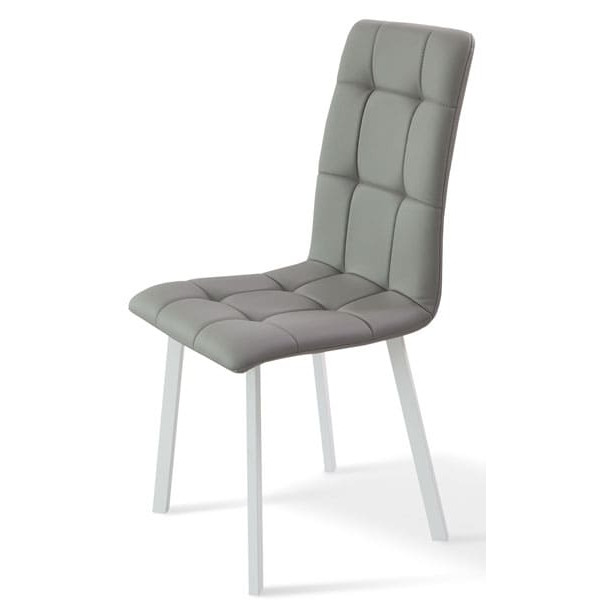 Стілець Мікс-меблі Трініті Білий/Сірий-0