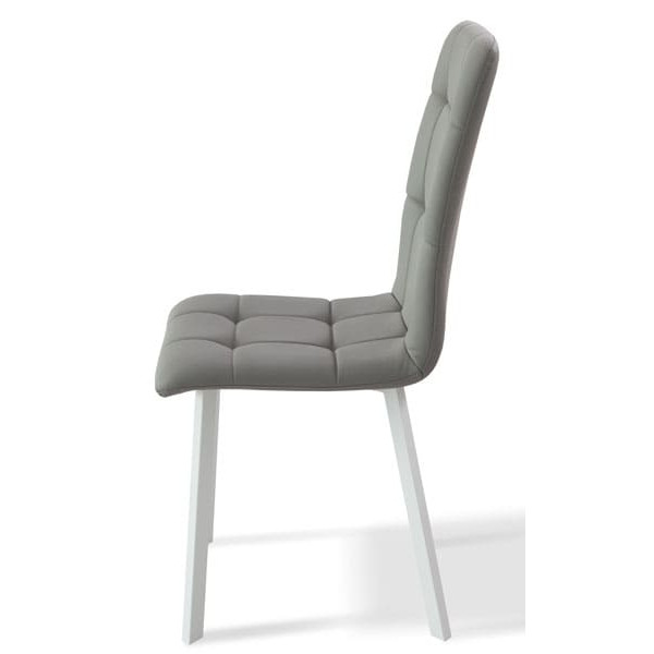 Стілець Мікс-меблі Трініті Білий/Сірий-1