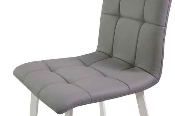 Стілець Мікс-меблі Трініті Білий/Сірий-3