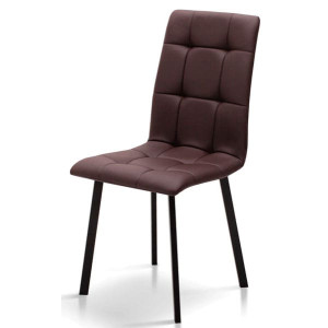 Стул Микс-мебель Тринити Черный/Коричневый