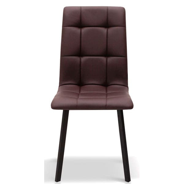 Стул Микс-мебель Тринити Черный/Коричневый-1