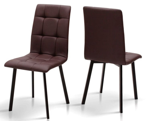 Стул Микс-мебель Тринити Черный/Коричневый-2