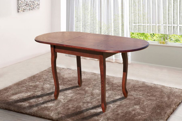 Розкладний обідній стіл Мікс-меблі Фараон Темний горіх-0