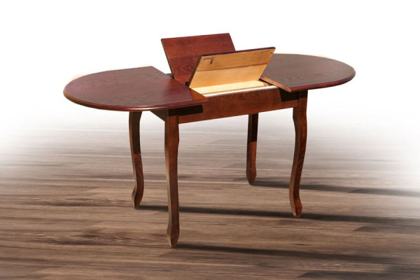 Розкладний обідній стіл Мікс-меблі Фараон Темний горіх-1