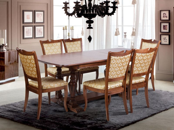 Раскладной обеденный cтол Микс-мебель Палермо Орех-1