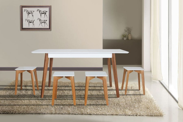 Раскладной обеденный cтол Микс-мебель Сингл Орех-1