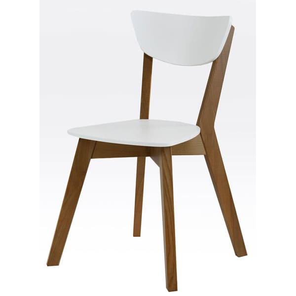 Стілець Мікс-меблі Рондо Горіх/Білий-0