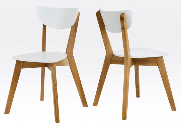 Стул Микс-мебель Рондо Дуб/Белый-1