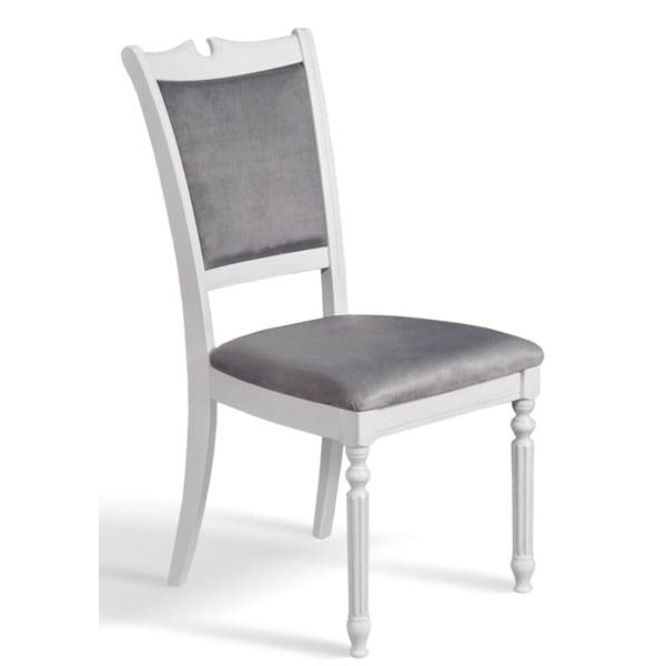 Стілець Мікс-меблі Сицилія-Люкс Білий Стілець Мікс-меблі Сицилія-Люкс Білий-0