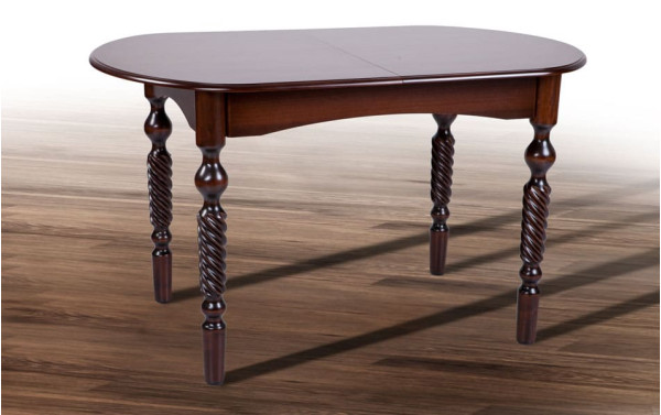 Раскладной обеденный cтол Микс-мебель Бруно Темный орех Раскладной обеденный cтол Микс-мебель Бруно Темный орех-0