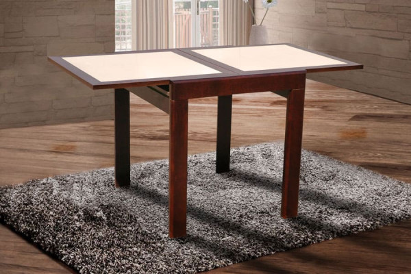 Раскладной обеденный cтол Микс-мебель Оникс Темный орех Раскладной обеденный cтол Микс-мебель Оникс Темный орех-0