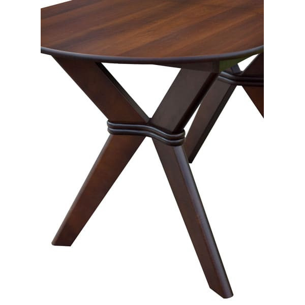 Розкладний обідній стіл Мікс-меблі Брайтон Темний горіх-2