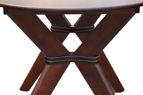 Розкладний обідній стіл Мікс-меблі Брайтон Темний горіх-3