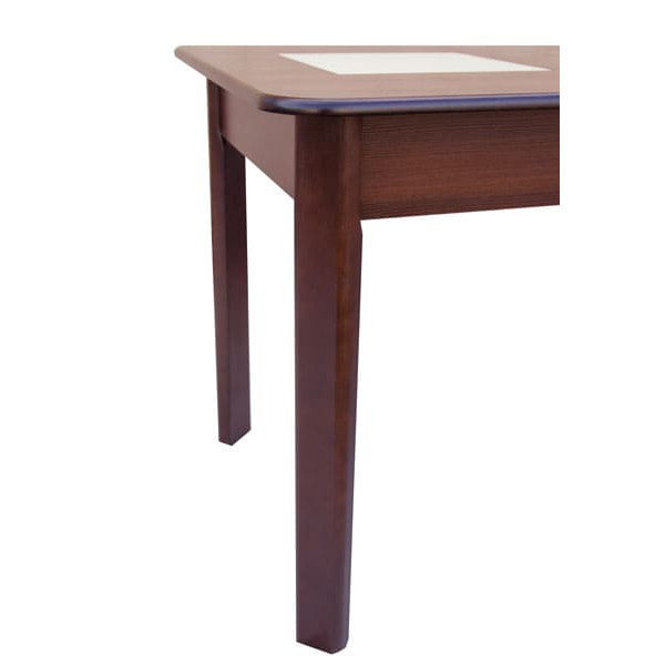 Раскладной обеденный cтол Микс-мебель Бостон Темный орех-1