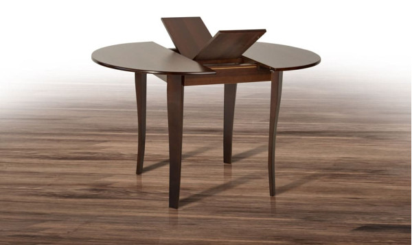 Раскладной обеденный cтол Микс-мебель Дукат Темный орех-1