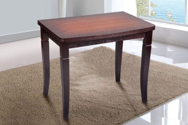 Розкладний обідній стіл Мікс-меблі Еріка Коньячний/Темна патина-0