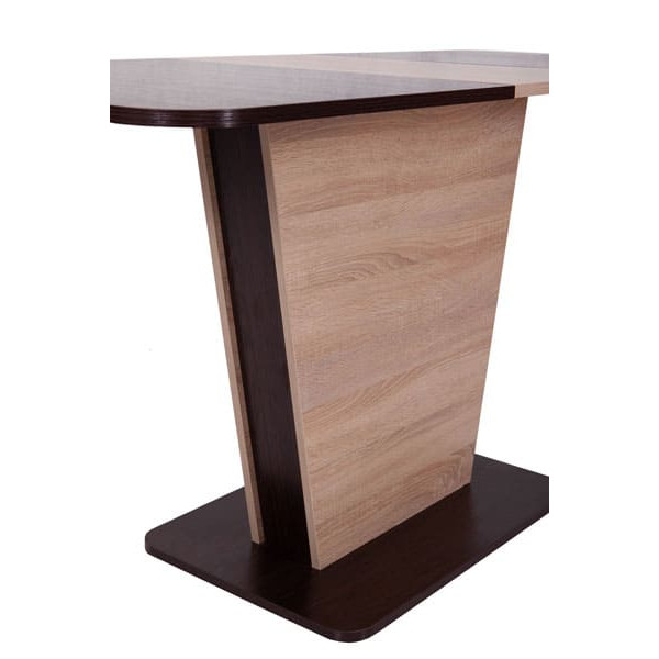 Розкладний обідній стіл Мікс-меблі Спарк Венге/Сонома-1