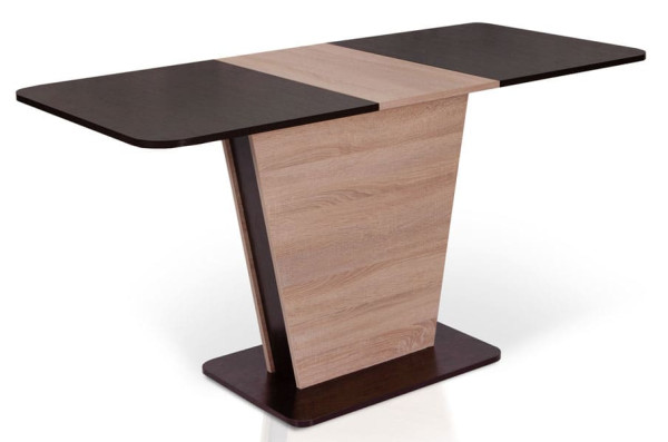 Розкладний обідній стіл Мікс-меблі Спарк Венге/Сонома-0